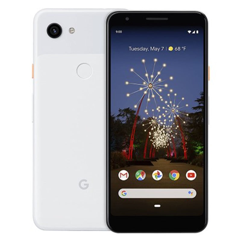 Teléfono inteligente desbloqueado Google Pixel 3a de 64 GB - Claramente blanco