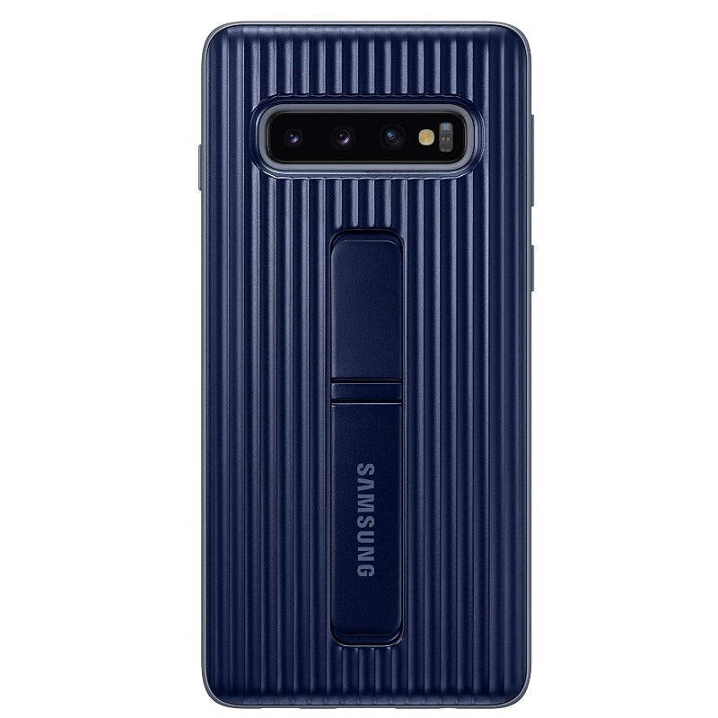 Housse de protection debout pour Samsung Galaxy S10 - Marine