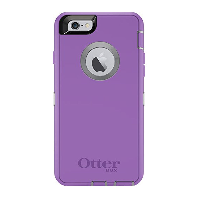 Estuche Otterbox Defender Series para Apple iPhone 6/6s (4.7 pulgadas) Gunmetal - Gris/Púrpura ópalo