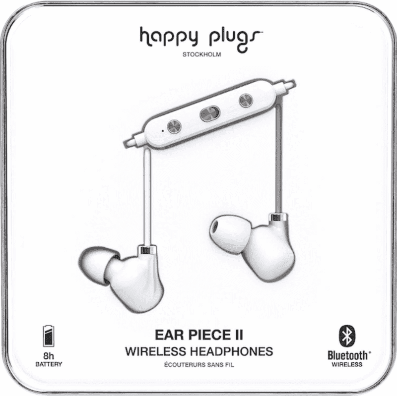 Ecouteur avec micro et télécommande Bluetooth intra-auriculaire champagne  HAPPY PLUGS