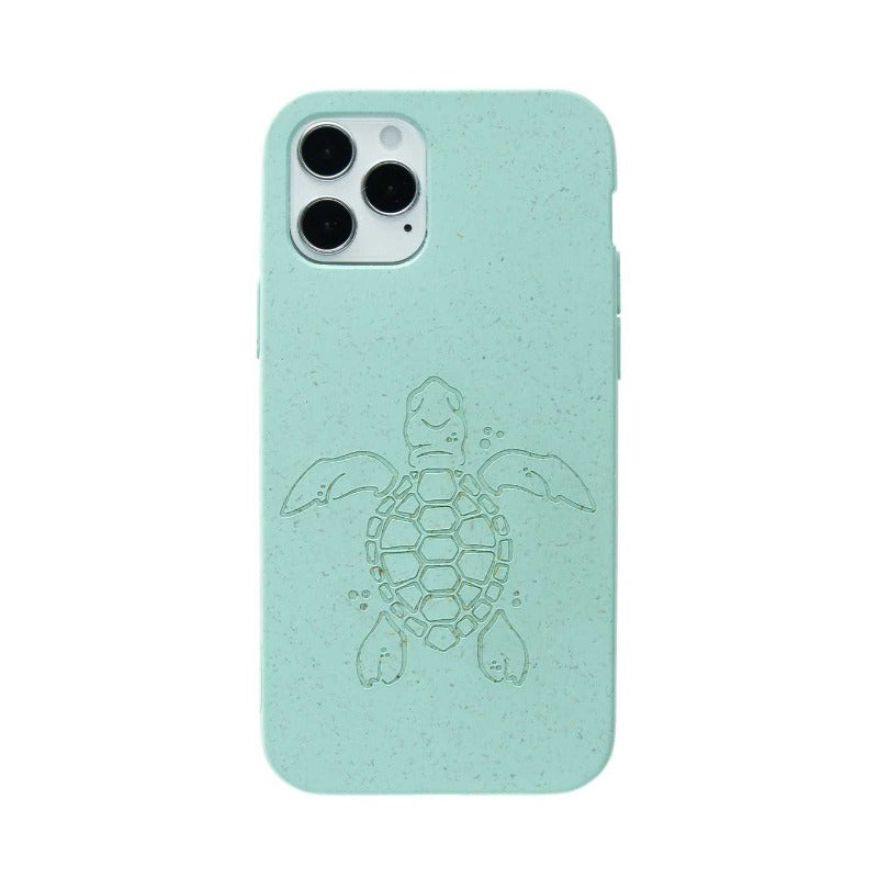 Coque Compostable Pela Turtle Edition pour Apple iPhone 12/12 Pro - Océan Turquoise