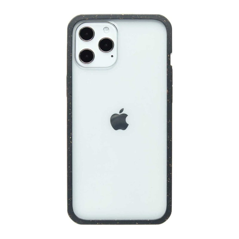 Pela Compostable Clear Case for Apple iPhone 12 Pro Max - Black Ridge