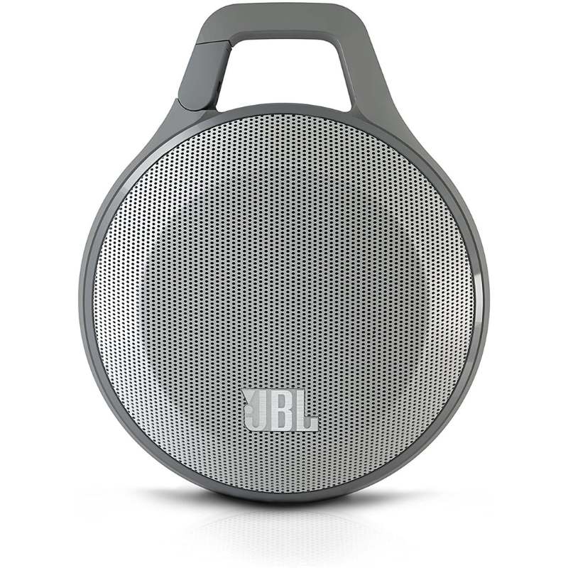 JBL Clip+ Portable Bluetooth Speaker, Grey