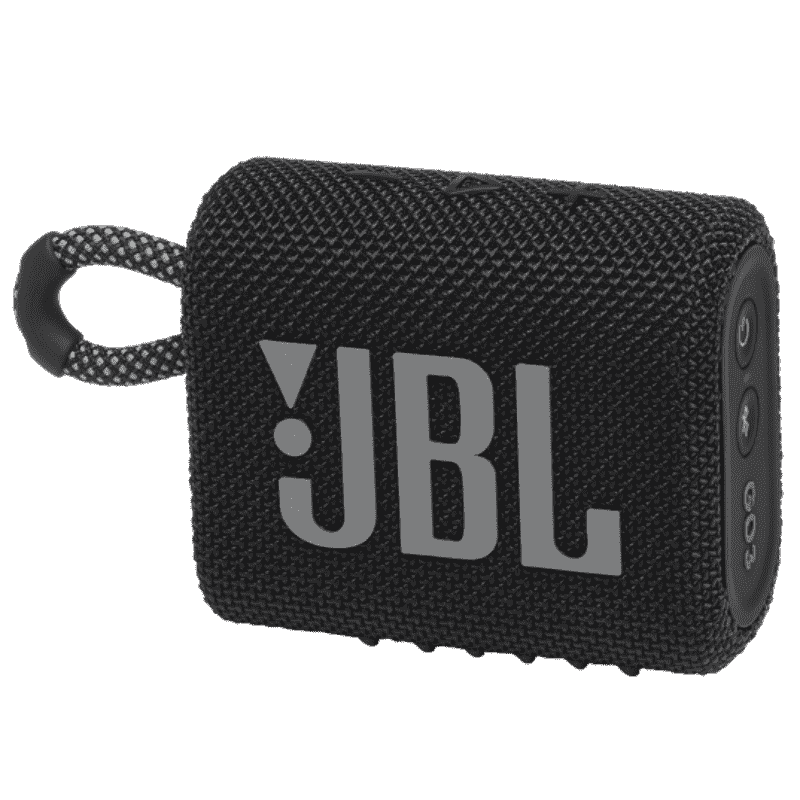 Haut-parleur sans fil portable étanche Go 3 de JBL - Noir