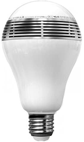 MiPow BTL100-SR-WW PLAYBULB Bluetooth Wireless Smart LED Speaker Light Bulb