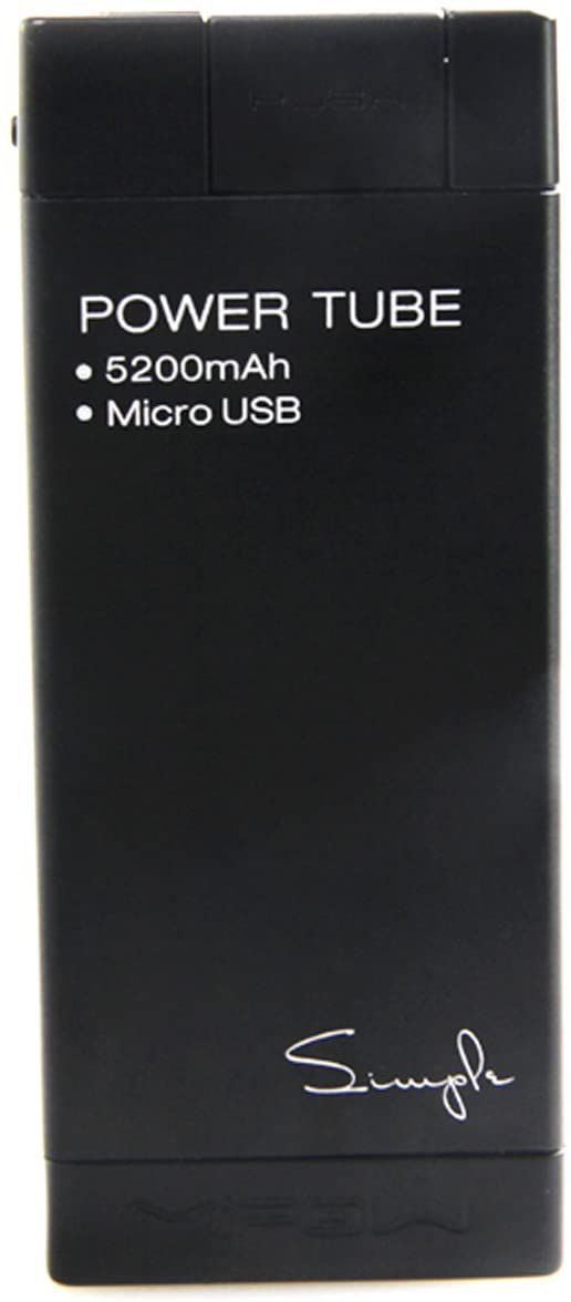 Chargeur de téléphone à tube simple Mipow Power 5200mAh - Noir