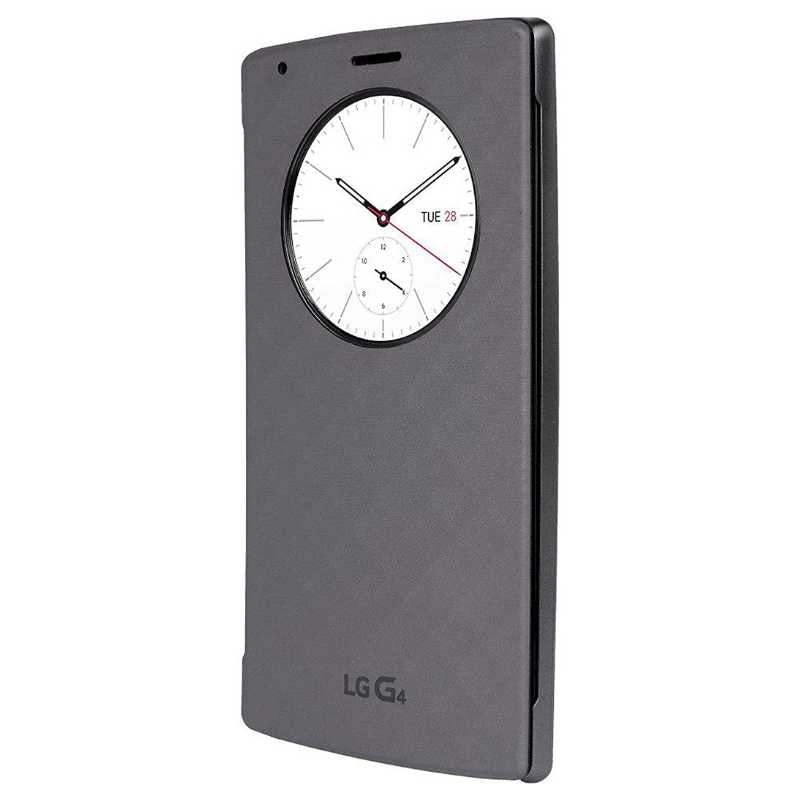 LG G4 OEM Quick Circle Case Silver