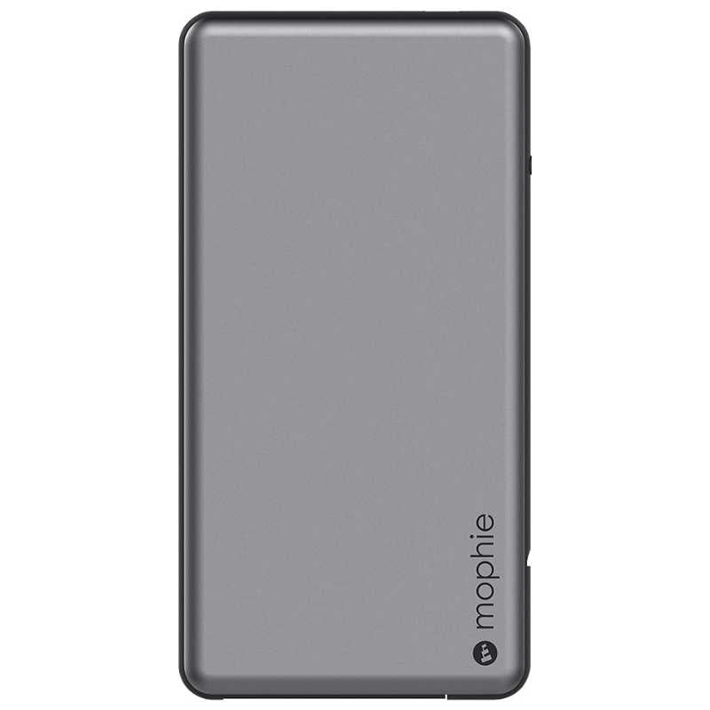 Mophie powerstation Plus Mini External Battery with Built in switch-tip cable (4,000mAh) - Space Gray