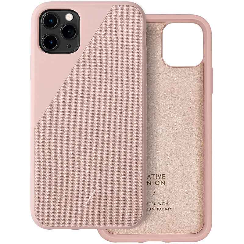Native Union Clic Canvas Protective Case for iPhone 11 Pro Max - Rose