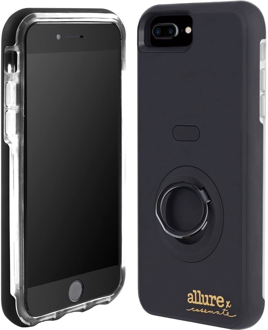 Apple iPhone 7+/7Plus and iPhone 8+/8Plus Case-Mate Allure Cell Phone Case -Black