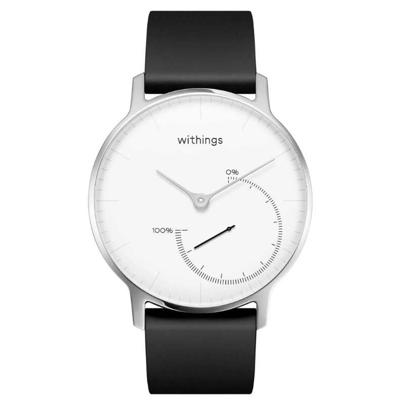 Withings Steel Watch 36mm, Unisex Adult, White