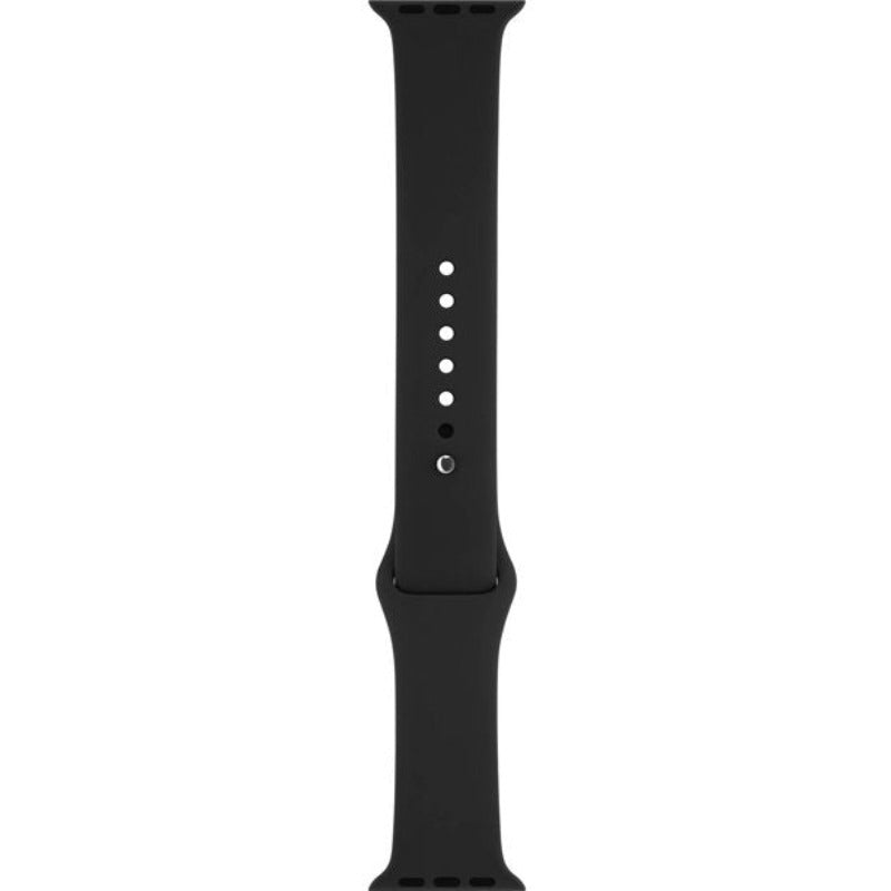 Correa deportiva Apple Watch de 44 mm con pasador de acero inoxidable gris espacial - Negro