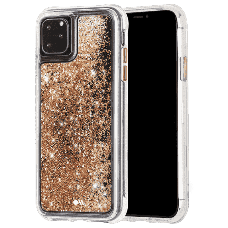 Funda Case-Mate Waterfall Glitter para Apple iPhone 11 Pro - Oro