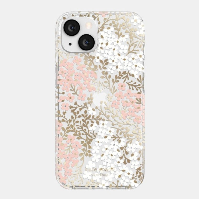 Estuche rígido protector Kate Spade para iPhone 13 - Floral multicolor