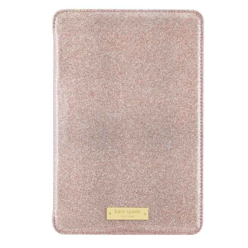 Kate Spade New York Folio Case For Apple iPad Mini 4 - Rose Jade Glitter