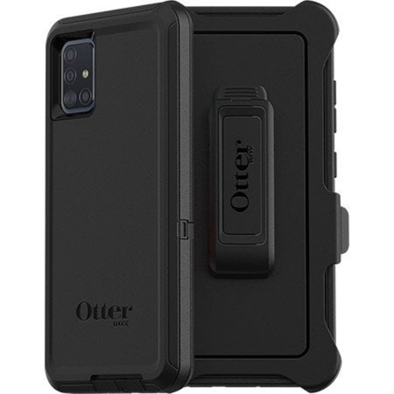 Samsung Galaxy A51 OtterBox DEFENDER SERIES Case & Holster  - Black
