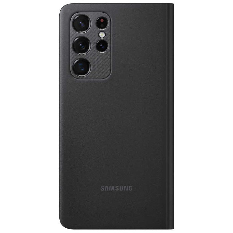 Samsung Clear View Cover Case pour Samsung Galaxy S21 Ultra avec étui S-Pen - Noir