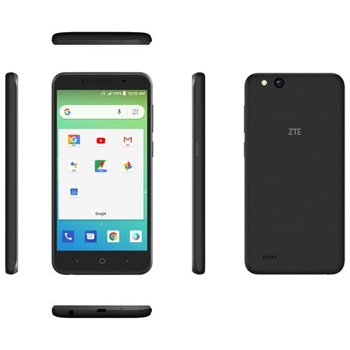 Smartphone Android desbloqueado ZTE Z557 5" 8Gb - Negro